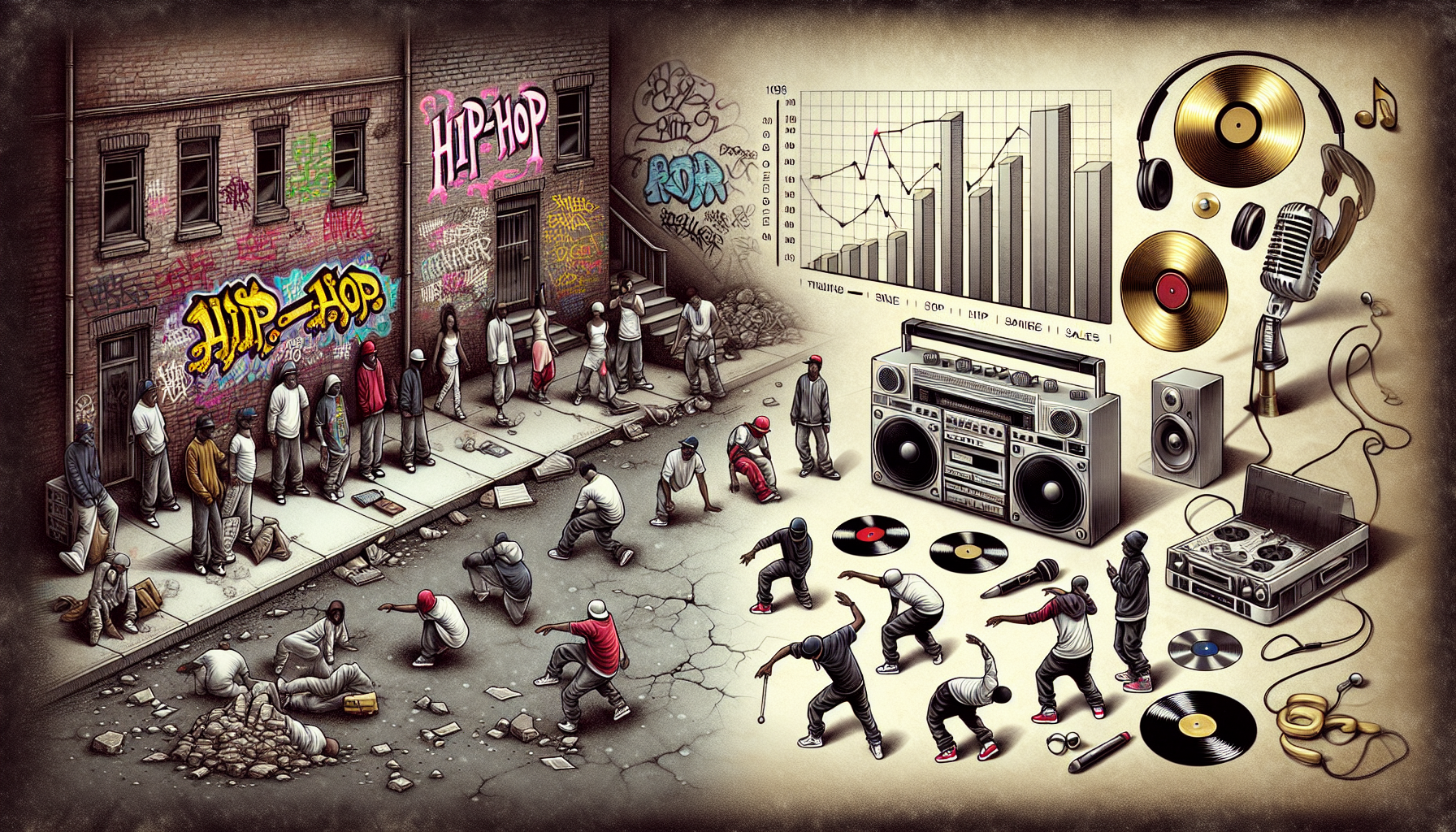 The Evolution of Hip Hop: From the Streets to the Charts