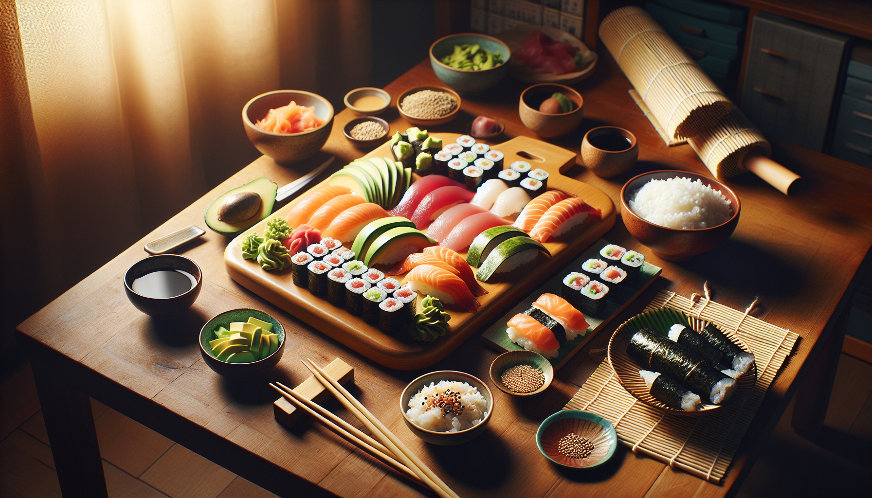 Exploring the Art of Sushi-Making at Home