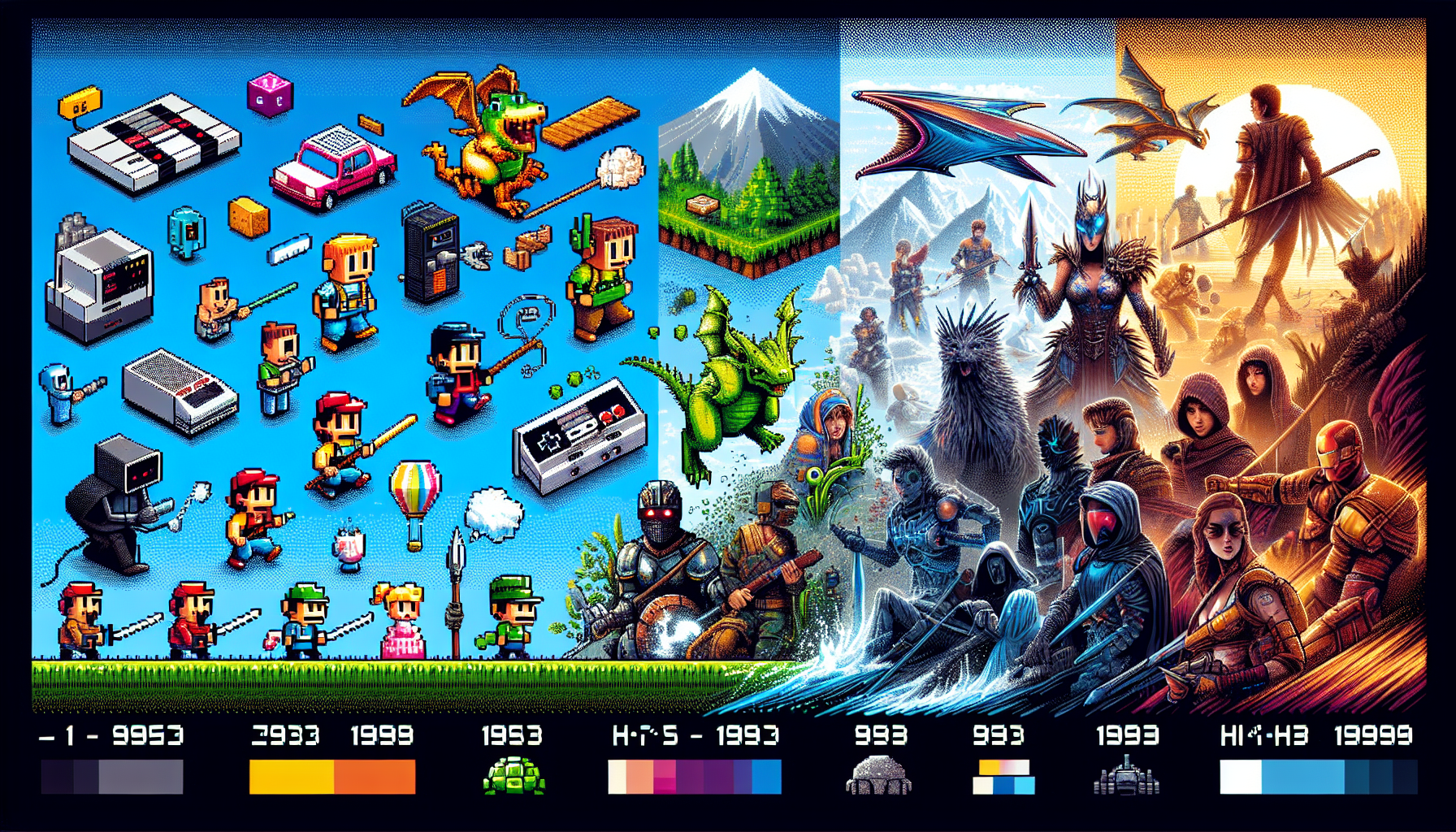 The Evolution of Gaming Graphics: From 8-Bit to Hyper-Realistic