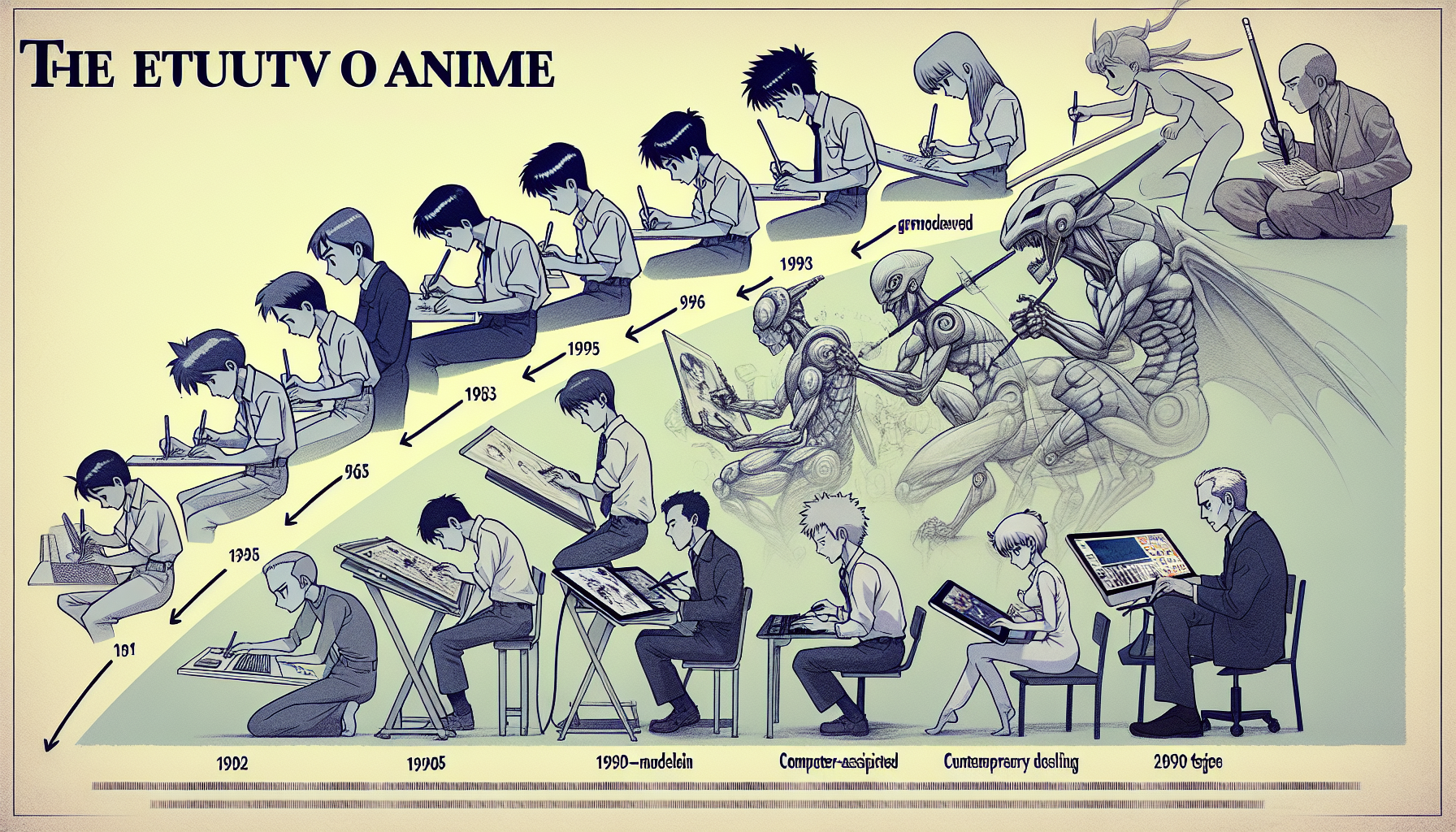 The Evolution of Anime: From Hand-Drawn to Digital Masterpieces