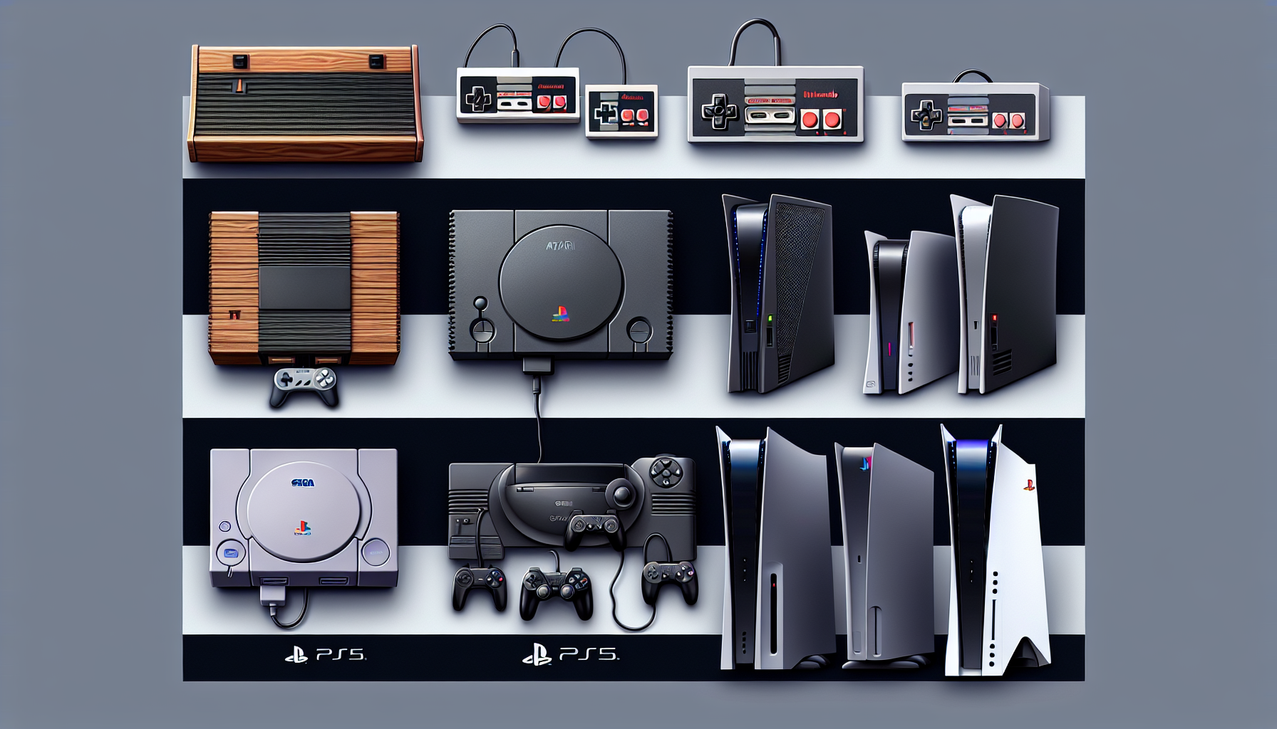 The Evolution of Home Consoles: From Atari to PS5