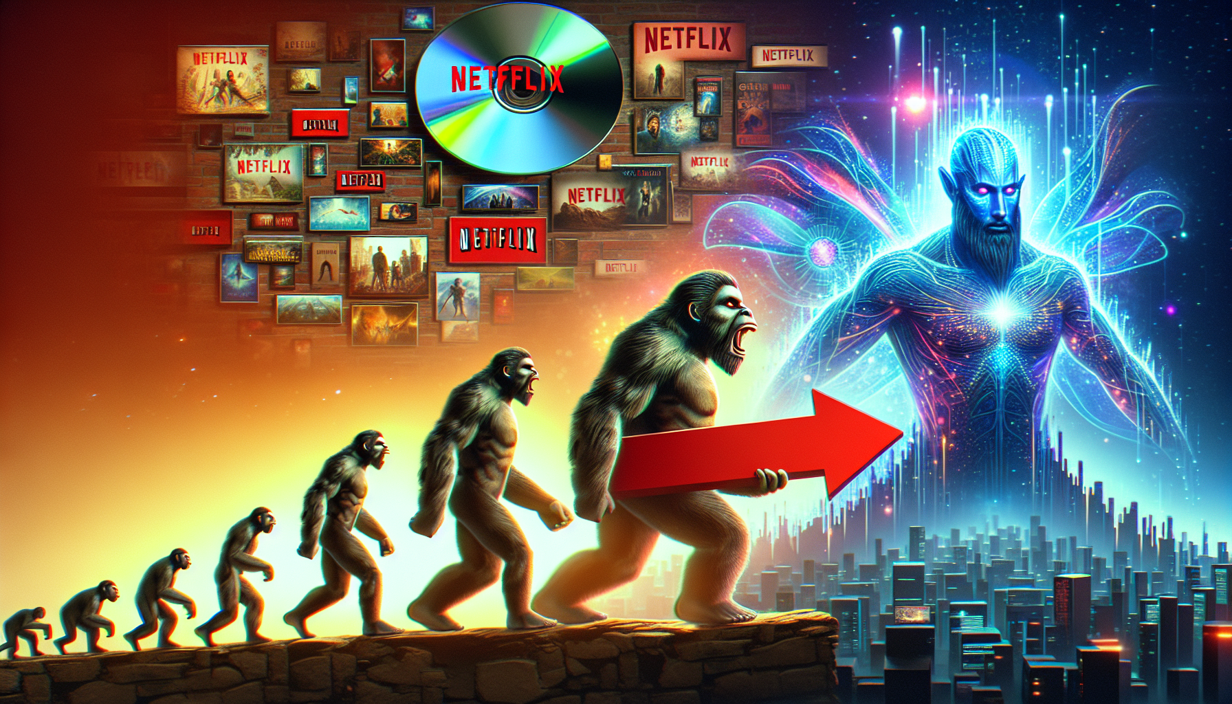 The Evolution of Netflix: From DVD Rentals to Streaming Giant