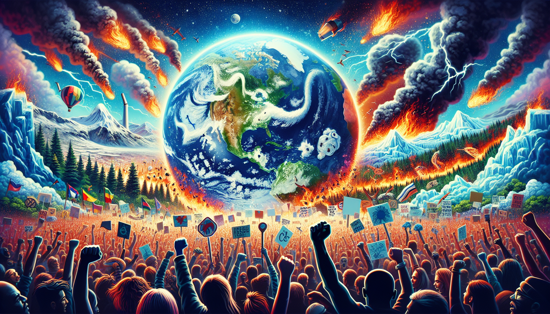 Global Climate Change Protests Erupt Worldwide